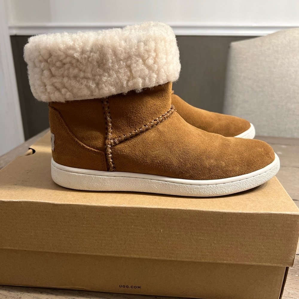 UGG Mika Faux Shearling Cuff Boot